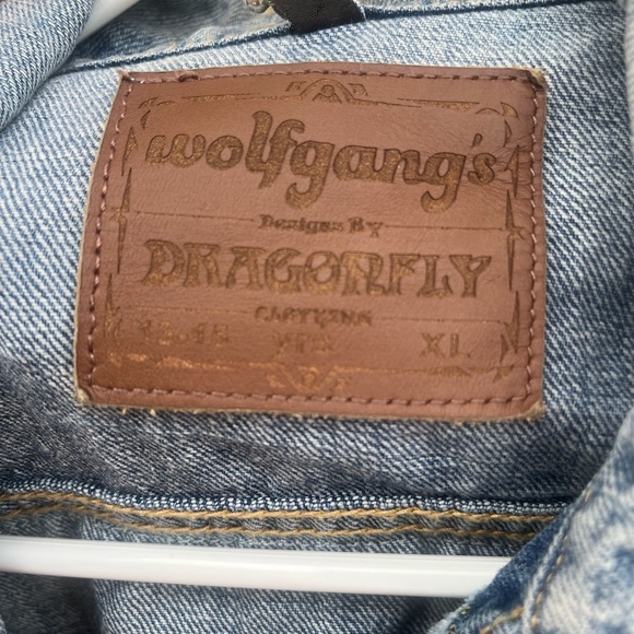 Wolfgang’s Design By Dragonfly Denim Jacket Bob Marley XL - Picture 9 of 10